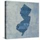 New Jersey State Words-David Bowman-Premier Image Canvas