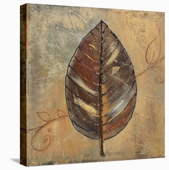 New Leaf II (mustard)-Patricia Pinto-Stretched Canvas