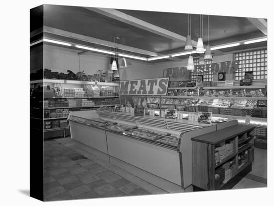 New Lodge Road Co-Op Self Service Supermarket, Barnsley, South Yorkshire, 1957-Michael Walters-Premier Image Canvas