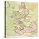 New Map of England and France, the French Invasion, 1793-James Gillray-Premier Image Canvas