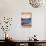 New Mexico - Canoe and Lake-Lantern Press-Stretched Canvas displayed on a wall