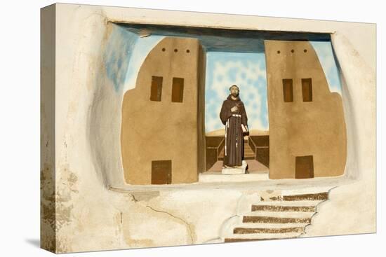 New Mexico. Painting in the Mission San Jose De La Laguna-Luc Novovitch-Premier Image Canvas