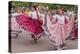 New Mexico, Santa Fe. Hispanic Folkloric Dance Group, Bandstand 2014-Luc Novovitch-Premier Image Canvas