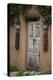 New Mexico, Santa Fe. Weathered Door to Home-Jaynes Gallery-Premier Image Canvas