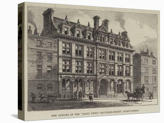 New Offices of the Daily News, Bouverie-Street, Fleet-Street-Frank Watkins-Premier Image Canvas