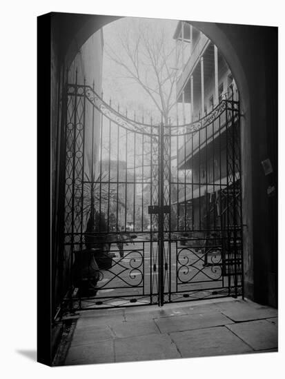 New Orleans' French Quarter is Famous for its Intricate Ironwork Gates and Balconies-null-Premier Image Canvas