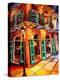 New Orleans Jazz Corner-Diane Millsap-Stretched Canvas