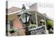 New Orleans, Louisiana - Building and Signpost-Lantern Press-Stretched Canvas