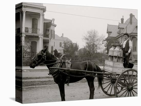 New Orleans Milk Cart, New Orleans, Louisiana-null-Stretched Canvas