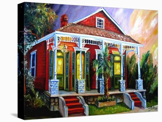 New Orleans Shotgun-Diane Millsap-Stretched Canvas