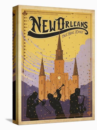 New Orleans: The Big Easy-Anderson Design Group-Stretched Canvas