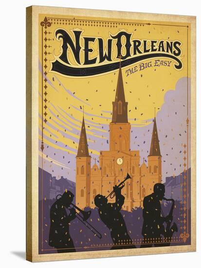 New Orleans: The Big Easy-Anderson Design Group-Stretched Canvas