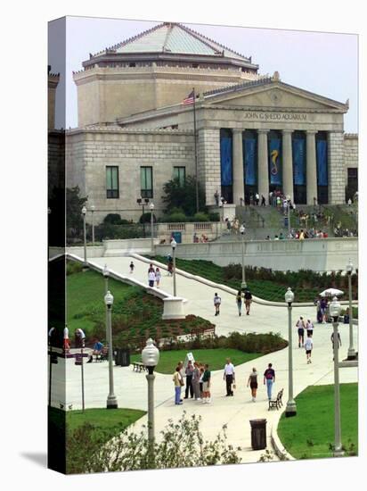 New Sidewalks and Landscaping Give Rise to the Shedd Aquarium-null-Premier Image Canvas