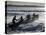 New South Wales, A Surfboat Crew Battles Through Waves at Cronulla Beach in Sydney, Australia-Andrew Watson-Premier Image Canvas