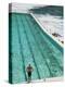 New South Wales, Sydney, Bondi Beach, Bondi Icebergs Swimming Club Pool, Australia-Walter Bibikow-Premier Image Canvas