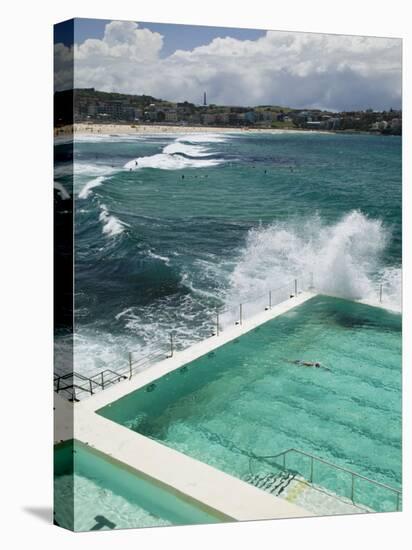 New South Wales, Sydney, Bondi Beach, Bondi Icebergs Swimming Club Pool, Australia-Walter Bibikow-Premier Image Canvas