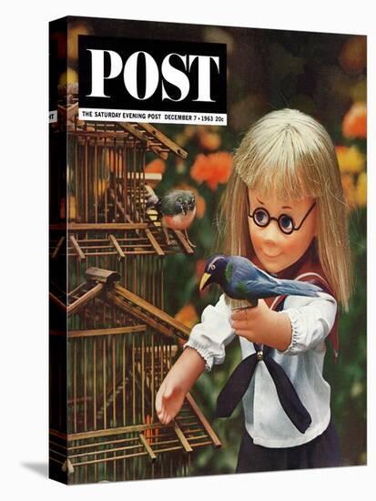 "New Toys 1963," Saturday Evening Post Cover, December 7, 1963-Allan Grant-Premier Image Canvas