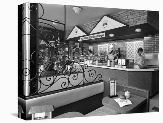 New Wimpy Bar, Barnsley, South Yorkshire, 1960-Michael Walters-Premier Image Canvas