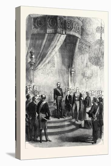 New Year's Day at the Tuileries: the Papal Nuncio Congratulating the Emperor France 1869-null-Premier Image Canvas