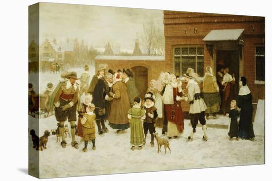 New Year's Day, New Amsterdam, 1876-George Henry Boughton-Premier Image Canvas