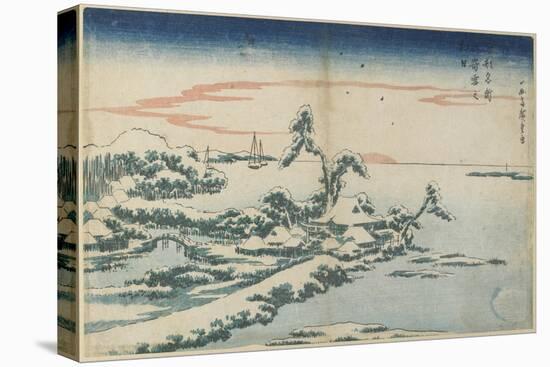 New Year's Day Sunrise at Susaki in Snow, Mid 19th Century-Utagawa Hiroshige-Premier Image Canvas