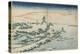 New Year's Day Sunrise at Susaki in Snow, Mid 19th Century-Utagawa Hiroshige-Premier Image Canvas