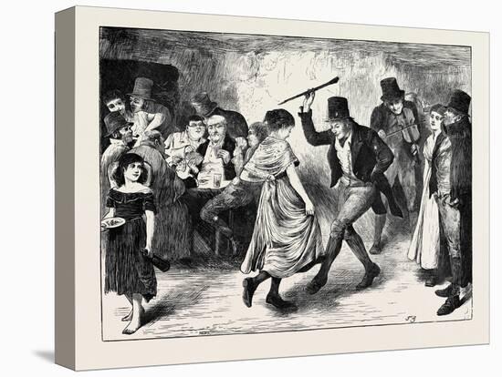 New Year's Eve in Ireland, 1870-null-Premier Image Canvas