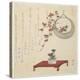 (New Year's Flower Arrangement on a Table and in a Hanging Vase), Early 19th Century-Keisai Eisen-Premier Image Canvas