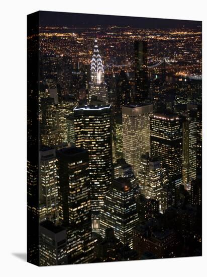 New York City at Night-Felipe Rodriguez-Premier Image Canvas