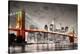 New York City Brooklyn Bridge-null-Stretched Canvas