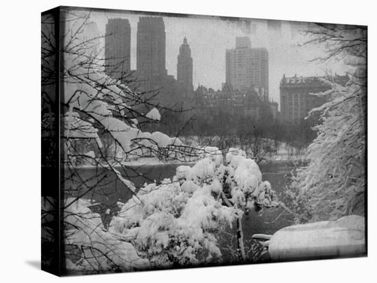 New York City In Winter IX-null-Stretched Canvas