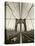 New York City, Manhattan, Brooklyn Bridge at Dawn, USA-Gavin Hellier-Premier Image Canvas