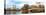 New York City Manhattan Central Park Panorama at Autumn with Skyscrapers, Foliage, Lake and Bow Bri-Songquan Deng-Premier Image Canvas