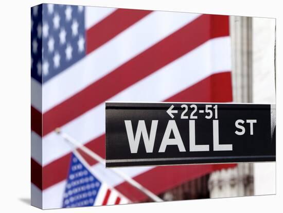 New York City, Manhattan, Downtown Financial District - Wall Street and the New York Stock Exchange-Gavin Hellier-Premier Image Canvas