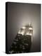 New York City, Manhattan, Empire State Building on a Rainy Evening- Low Angle View, USA-Gavin Hellier-Premier Image Canvas