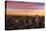 NEW YORK CITY - SEPTEMBER 6: New York City Cityscape Birds Eye View at Sunset with Empire State Bui-beboy-Premier Image Canvas