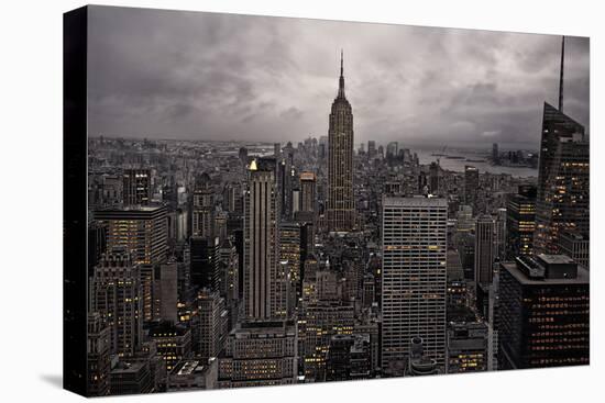 New York City skyline from above, New York, United States of America, North America-David Rocaberti-Premier Image Canvas