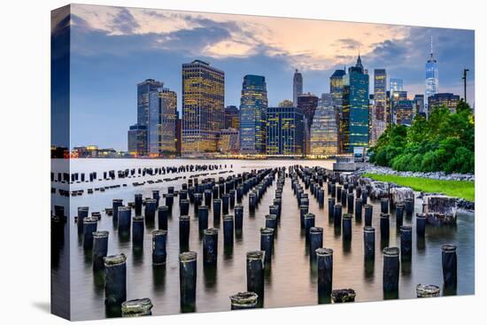 New York City, USA City Skyline on the East River.-SeanPavonePhoto-Premier Image Canvas