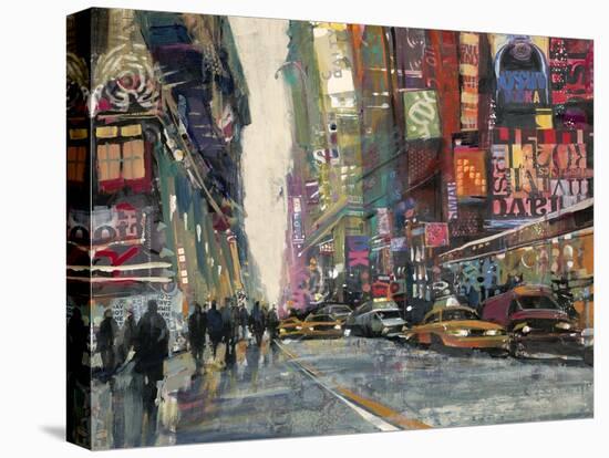 New York Collage 2-Patti Mollica-Stretched Canvas