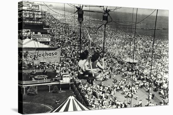 New York, Coney Island, 1950-The Chelsea Collection-Stretched Canvas