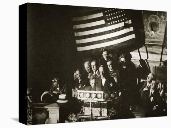 New York Governor Al Smith accepting the Democratic nomination for the Presidency, 1928-Unknown-Premier Image Canvas