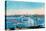 New York Harbor View-Currier & Ives-Stretched Canvas
