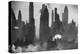 New York Harbor with Its Majestic Silhouette of Skyscrapers Looking Straight Down Bustling 42nd St.-Andreas Feininger-Premier Image Canvas