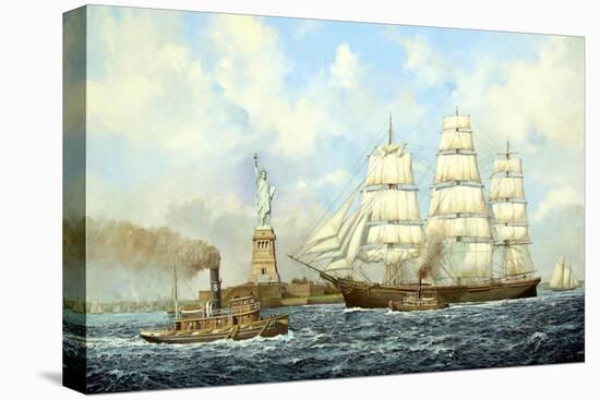 New York Harbor-Jack Wemp-Premier Image Canvas