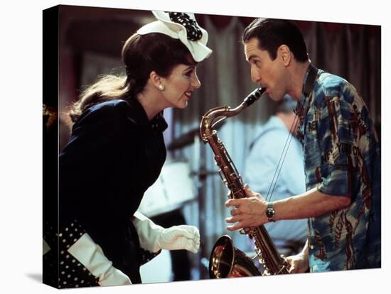 NEW-YORK NEW-YORK, 1980 directed by MARTIN SCORSESE Liza Minnelli and Robert by Niro (photo)-null-Stretched Canvas