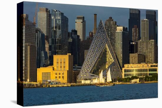 NEW YORK, NEW YORK, USA - New York City and Hudson River features VIA 57 Building (Sale triangul...-Panoramic Images-Premier Image Canvas