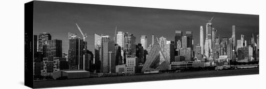 NEW YORK, NEW YORK, USA - New York City and Hudson River features VIA 57 Building (Sale triangul...-Panoramic Images-Premier Image Canvas