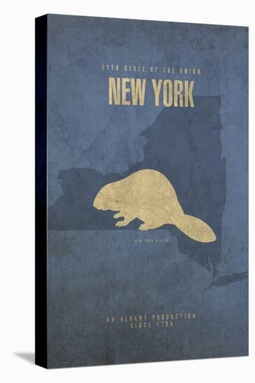 New York Poster-David Bowman-Premier Image Canvas