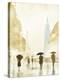 New York Red Umbrella - Golden-Robert Canady-Stretched Canvas