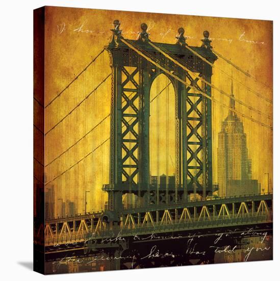 New York Romance-Julia Casey-Stretched Canvas